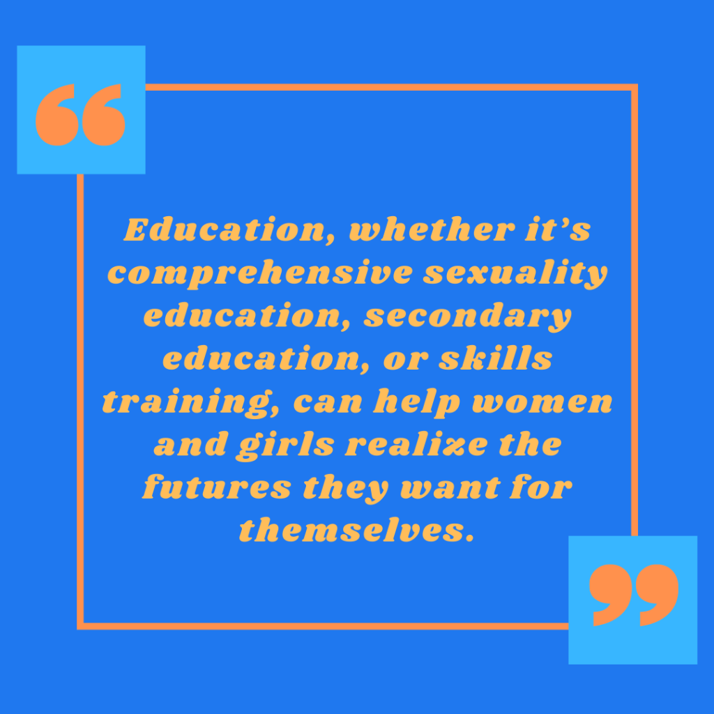 information about women education