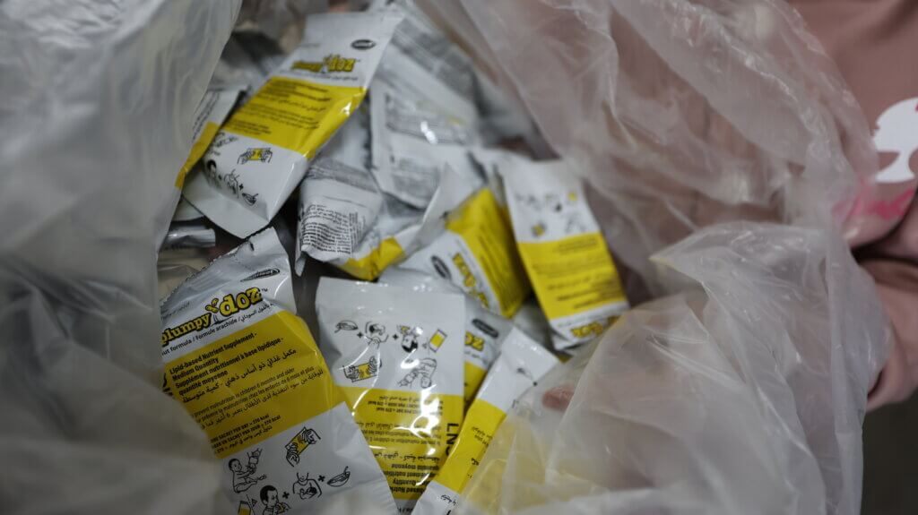 Nutrition supplements is provided to women and girls facing crisis levels of hunger.