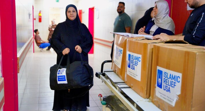 MOTHERS RECEIVE POSTPARTUM KITS